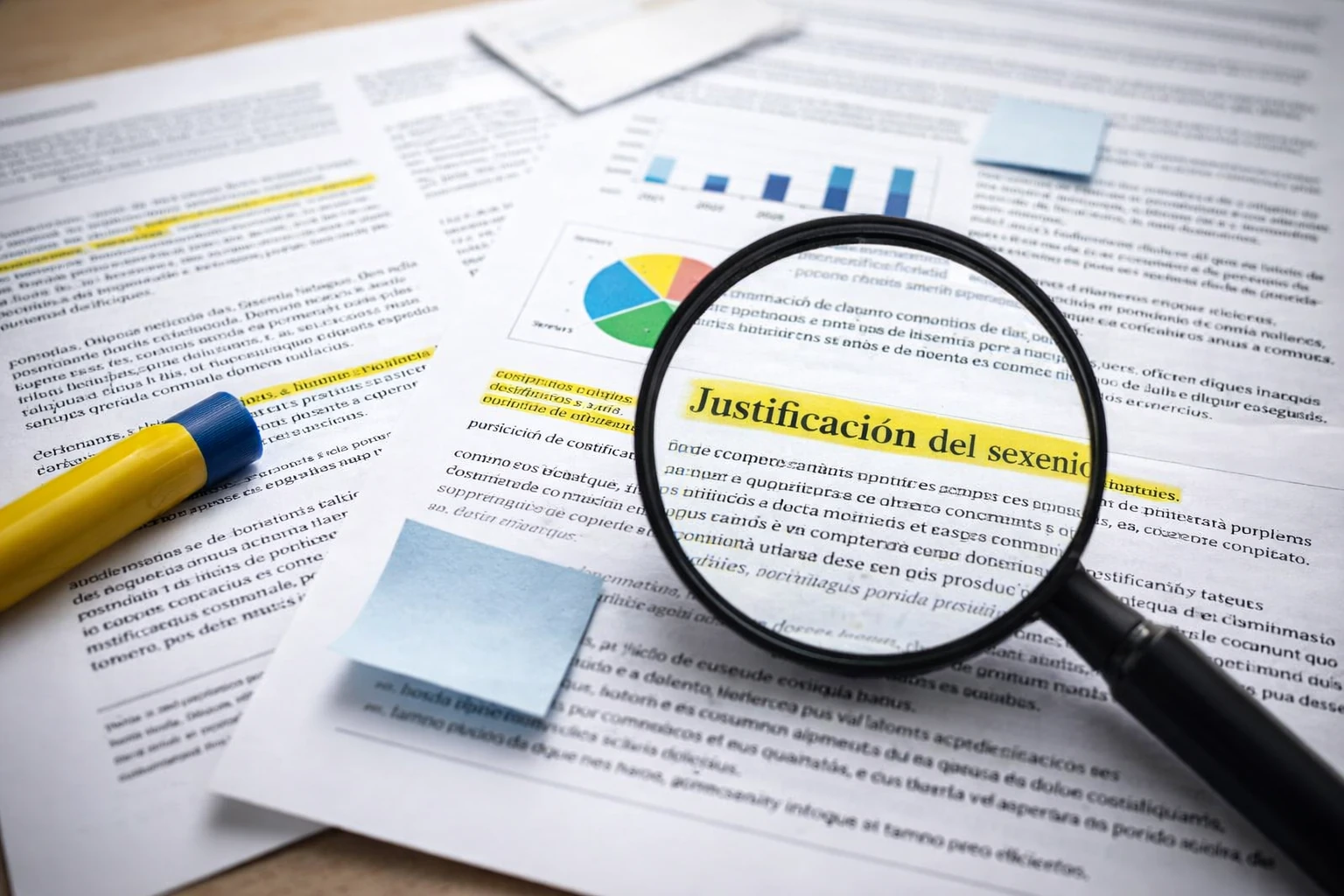 Documentación y preparación de la justificación de un sexenio de investigación